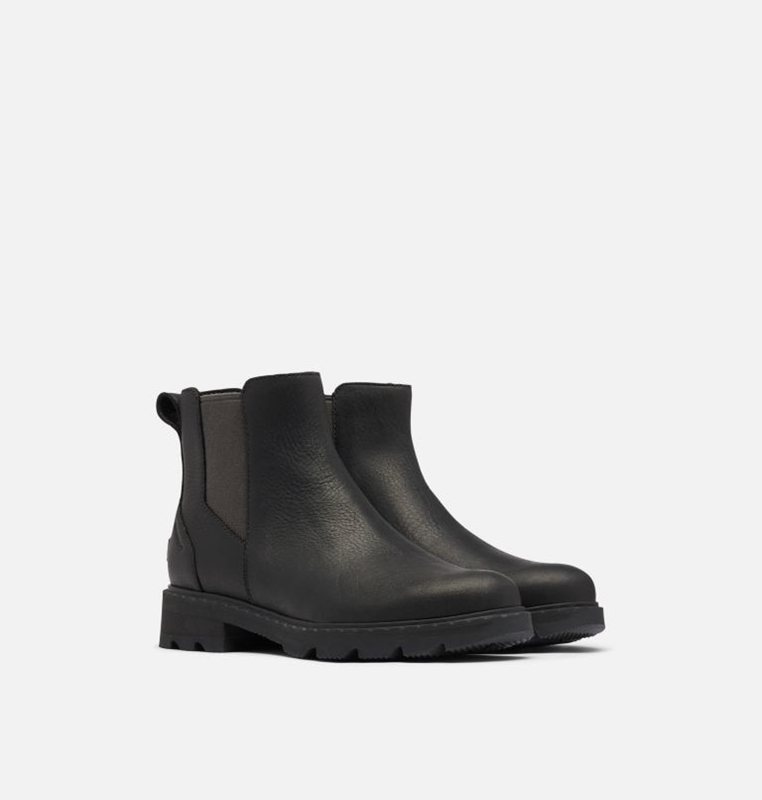 Sorel Dam Stövlar Svarta - Lennox™ Chelsea Mid - FVU-782903